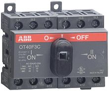 Рубильник реверсивный ABB OT40F3C 3п 40А с ручкой картинка